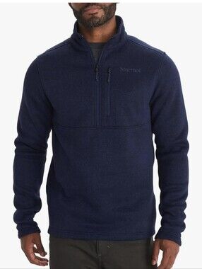 Marmot Men's Dark Navy Half-Zipper Pullover Sz.S
